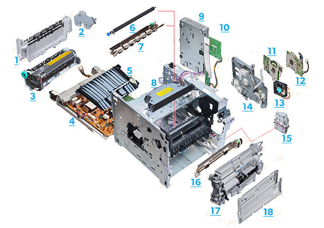 Принтер на запчасти. Принтер HP LASERJET детали. Комплектующие принтера HP m132nw. HP LASERJET 1010 запчасти схема. Схема принтера HP LASERJET 1010.